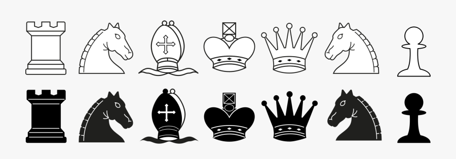 Clip Art Chess Pieces Clipart - Chess Pieces Images Png, Transparent Clipart