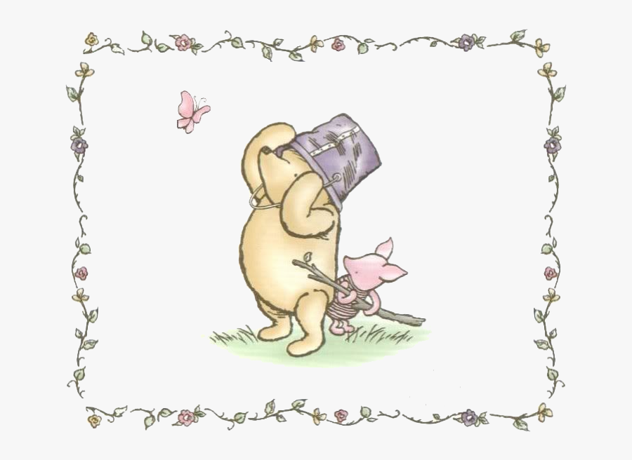 Winnie The Pooh Png -border Classic Winnie The Pooh - Classic Winnie The Pooh Png, Transparent Clipart