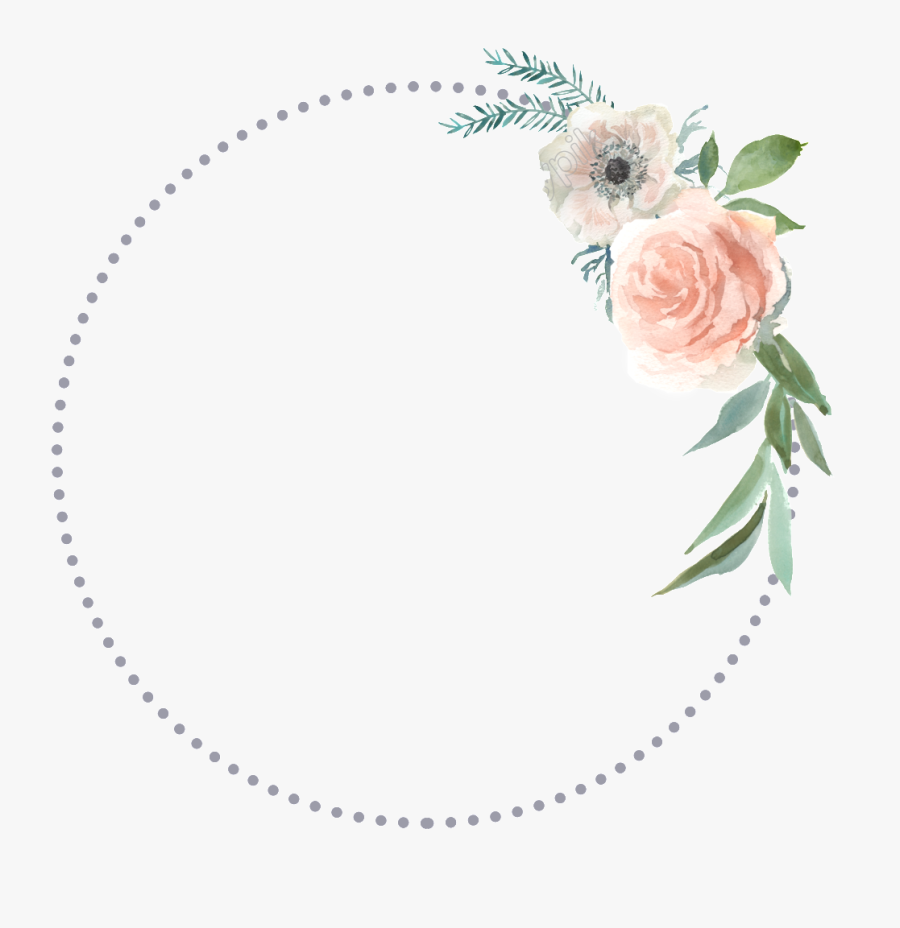 Clipart Stock Simple Line Of Border Free Download Png - Circle Flower Background Png, Transparent Clipart