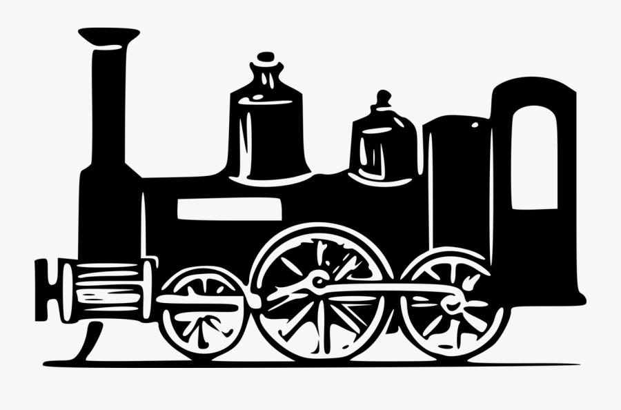 Locomotive Clipart Steam Train - Steam Engine Clipart .png, Transparent Clipart