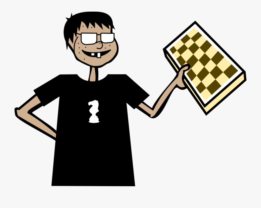 Boy Player Chess - Chess Player Png, Transparent Clipart