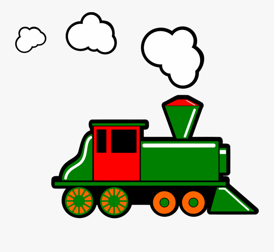 Vehicle,grass,area - Clipart Steam Train, Transparent Clipart