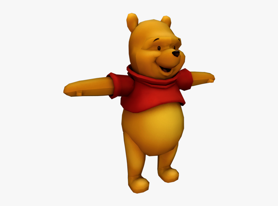 Clip Art Kingdom Hearts Winnie The Pooh - Pooh The Models Resource, Transparent Clipart