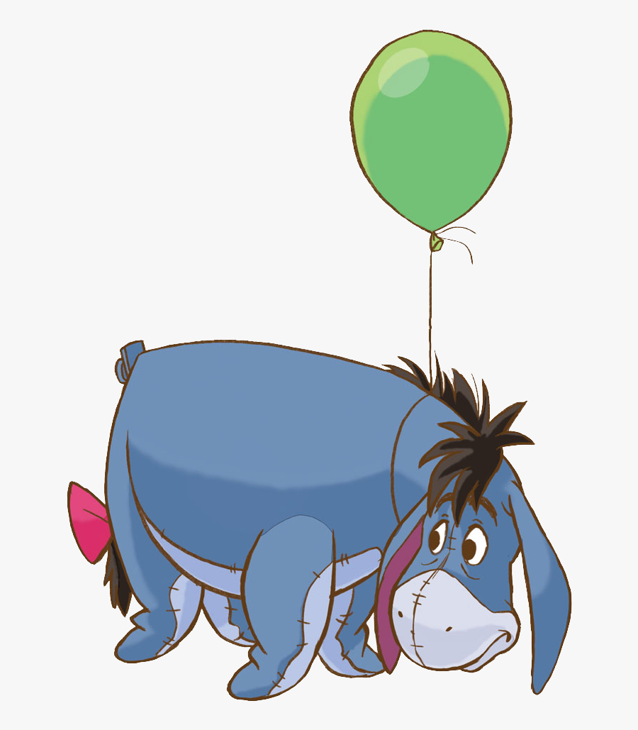 Eeyore Clip Art - Winnie The Pooh Eeyore Balloon, Transparent Clipart
