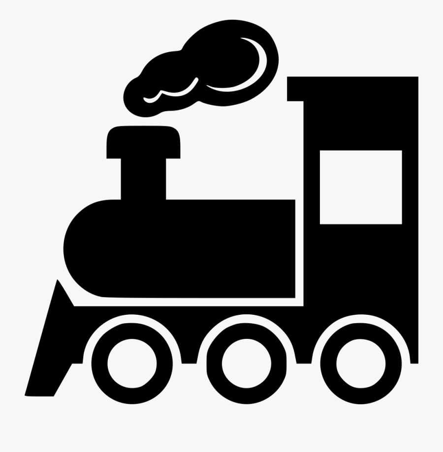 Train Rail Transport Steam Locomotive Clip Art - Steam Train Icon Png, Transparent Clipart