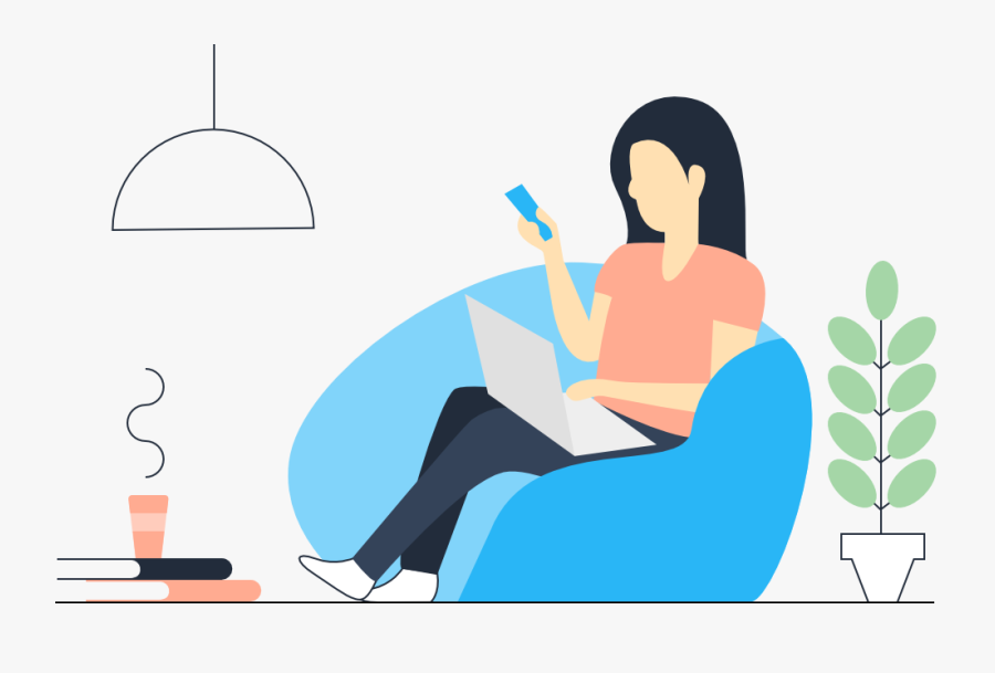 Build Your Career At Simpletexting - Sitting, Transparent Clipart