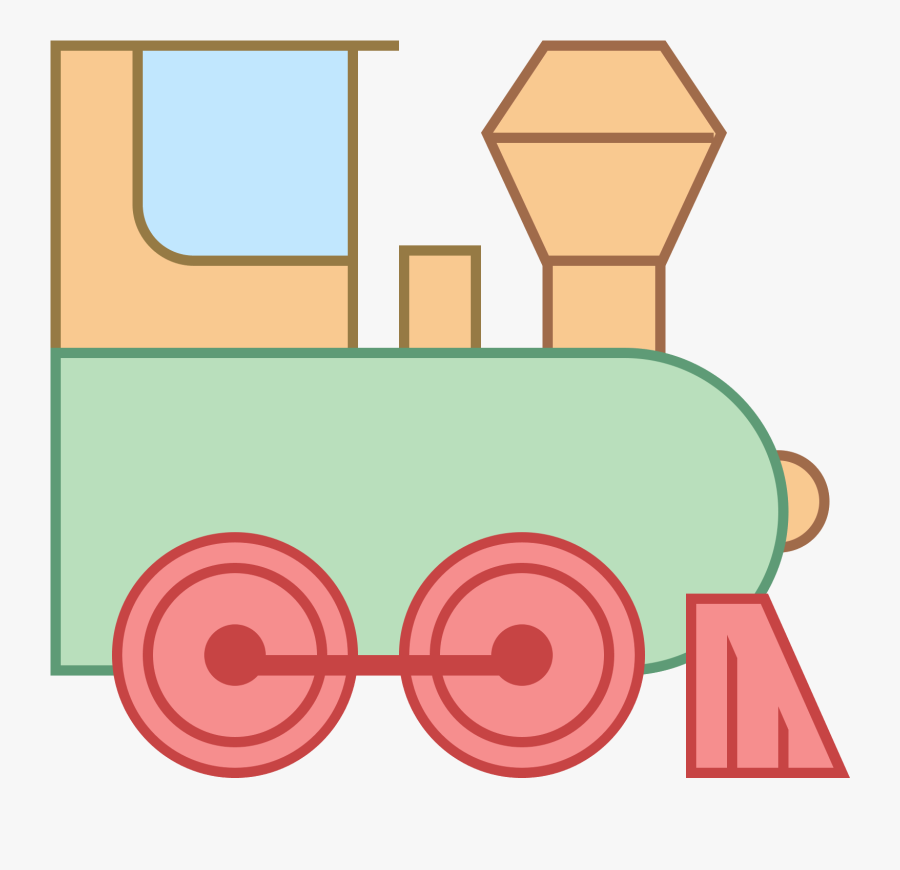 Steam Engine Icon, Transparent Clipart