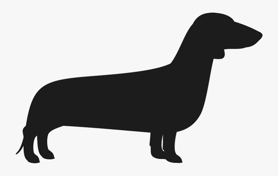 Dachshund Silhouette Png - Longdog, Transparent Clipart