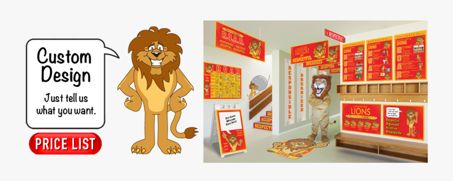 Cougar Mascots Elementary School, Transparent Clipart