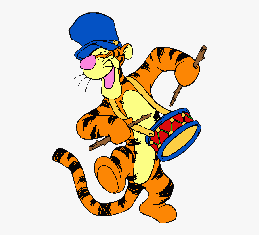 Tigger Drum, Transparent Clipart