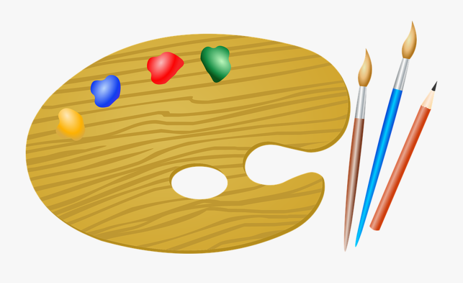 Brush Pencil Brushes - Painting Kit Clip Art, Transparent Clipart