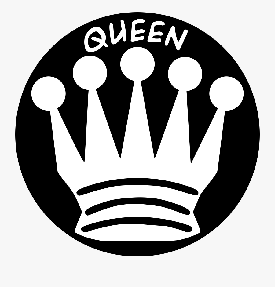 Chess Piece With Name - Chess Queen In A Circle, Transparent Clipart