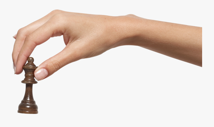 Free Chess Png - Chess Piece In Hand, Transparent Clipart