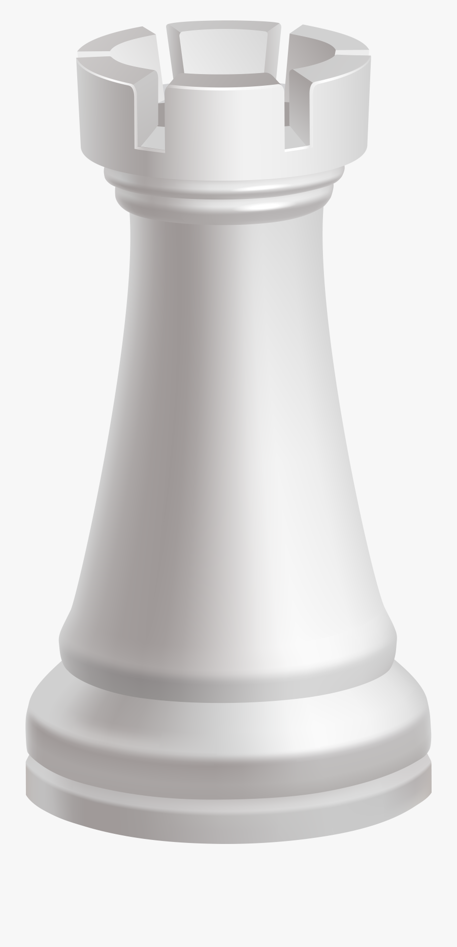 Rook White Chess Piece Png Clip Art - Chess Pieces Rook White, Transparent Clipart