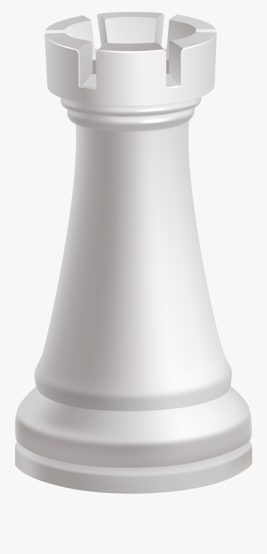 Rook White Chess Piece Png Clip Art - Chess Pieces Rook White , Free
