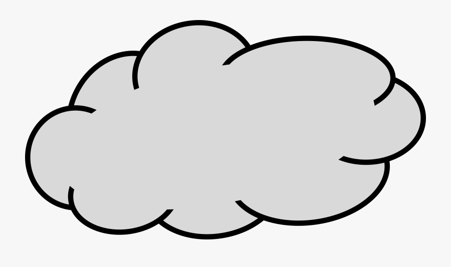 Banner Transparent Download Steam Cloud Clipart - Transparent Background Grey Cloud Clipart, Transparent Clipart