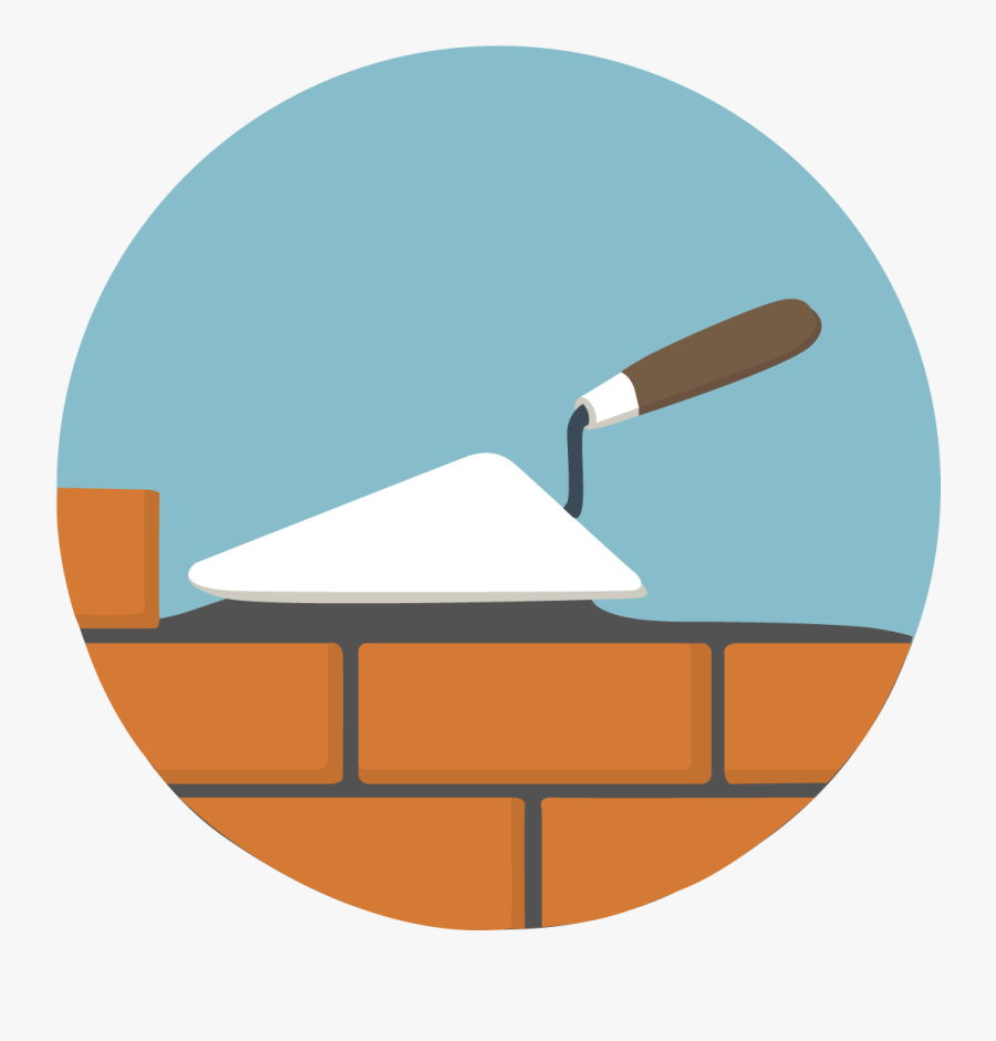 School Cliparts Transparent Career Pathway - Bricklaying Icon, Transparent Clipart