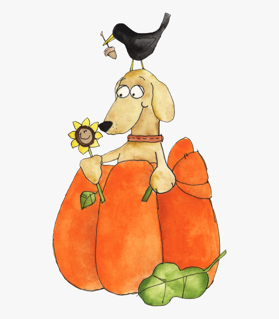 Fall Dog Clip Art, Transparent Clipart