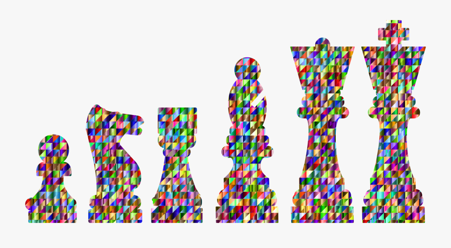 Line,chess,chess Piece - Colorful Chess Pieces, Transparent Clipart