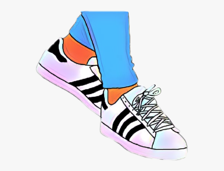 Sneakers Clipart Picsart - Feet With Shoes Png, Transparent Clipart