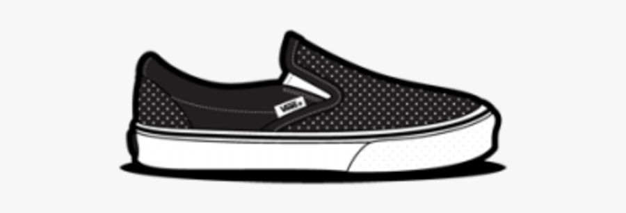 Vans Air Cool Icon - Slip On Shoes Cartoon, Transparent Clipart