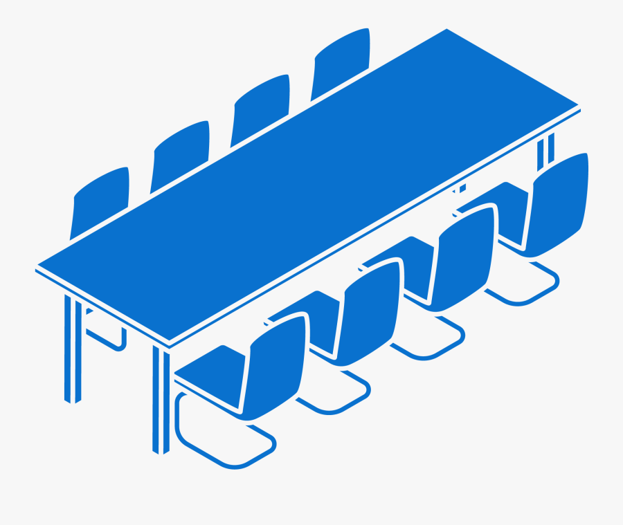Office Space On Your Terms - Isometric Furniture Silhouette, Transparent Clipart