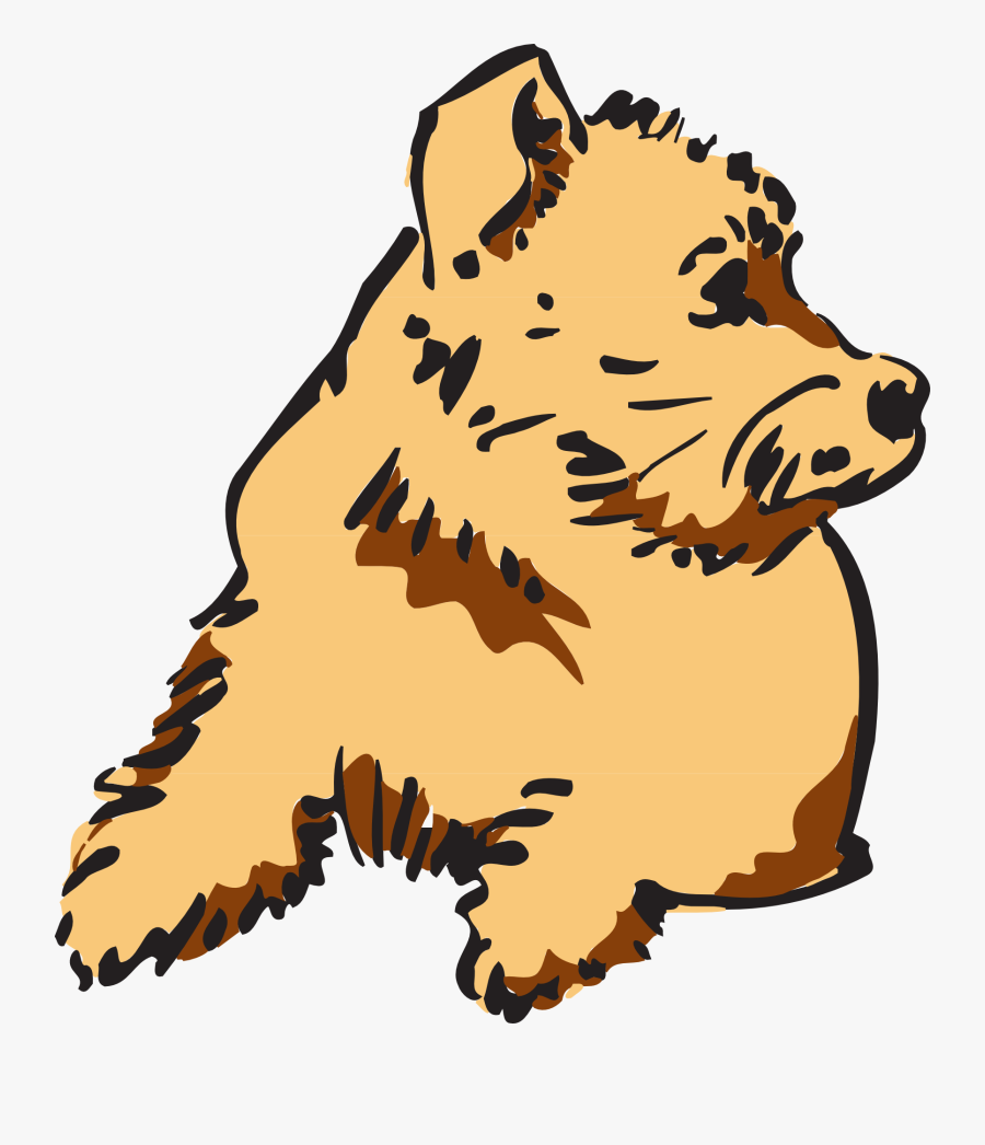 Cute Dog Cliparts - Furry Dog Clipart Transparent, Transparent Clipart