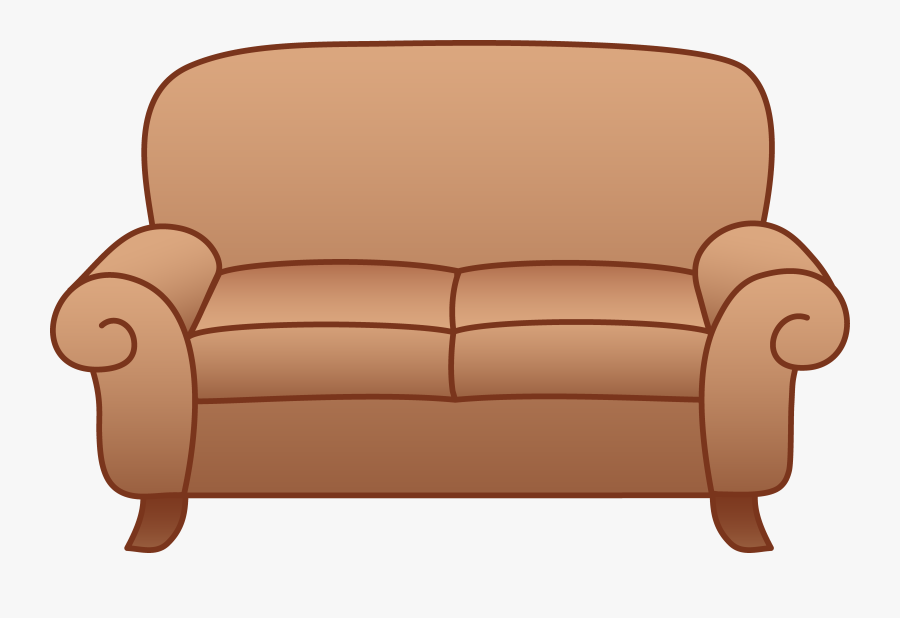 Living Cliparts - Sofa Clipart, Transparent Clipart