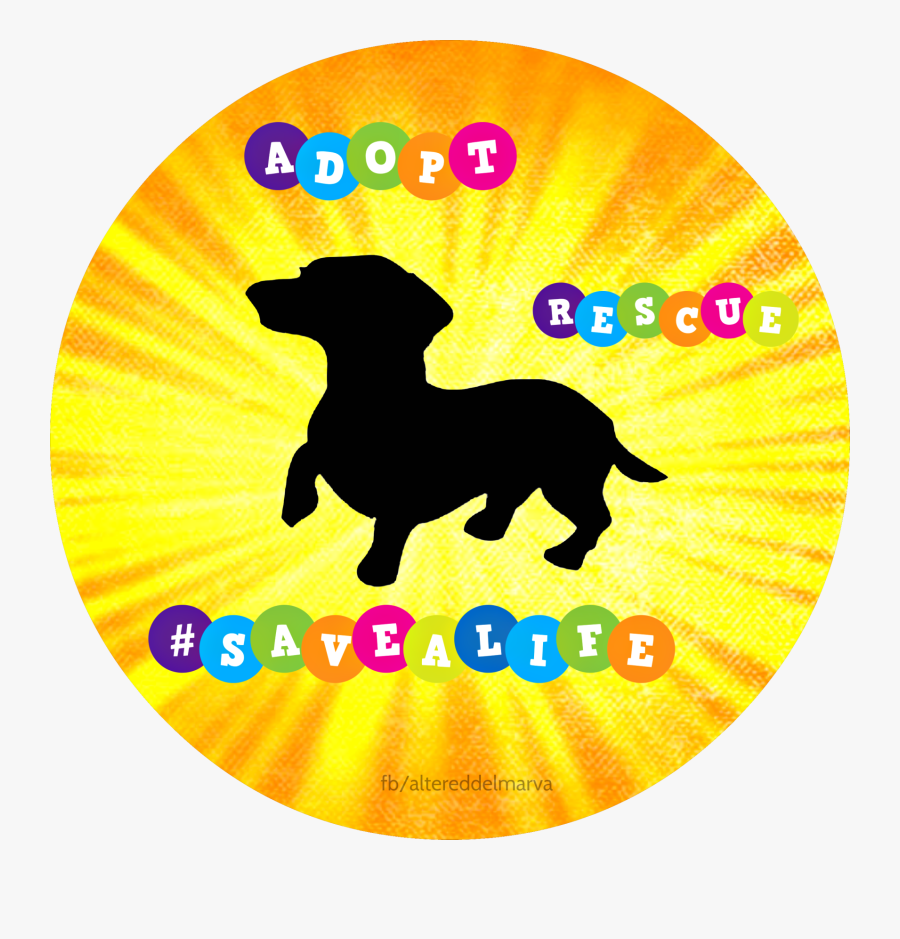 Dachshund Png - Silhouette Of Mini Dachshund, Transparent Clipart