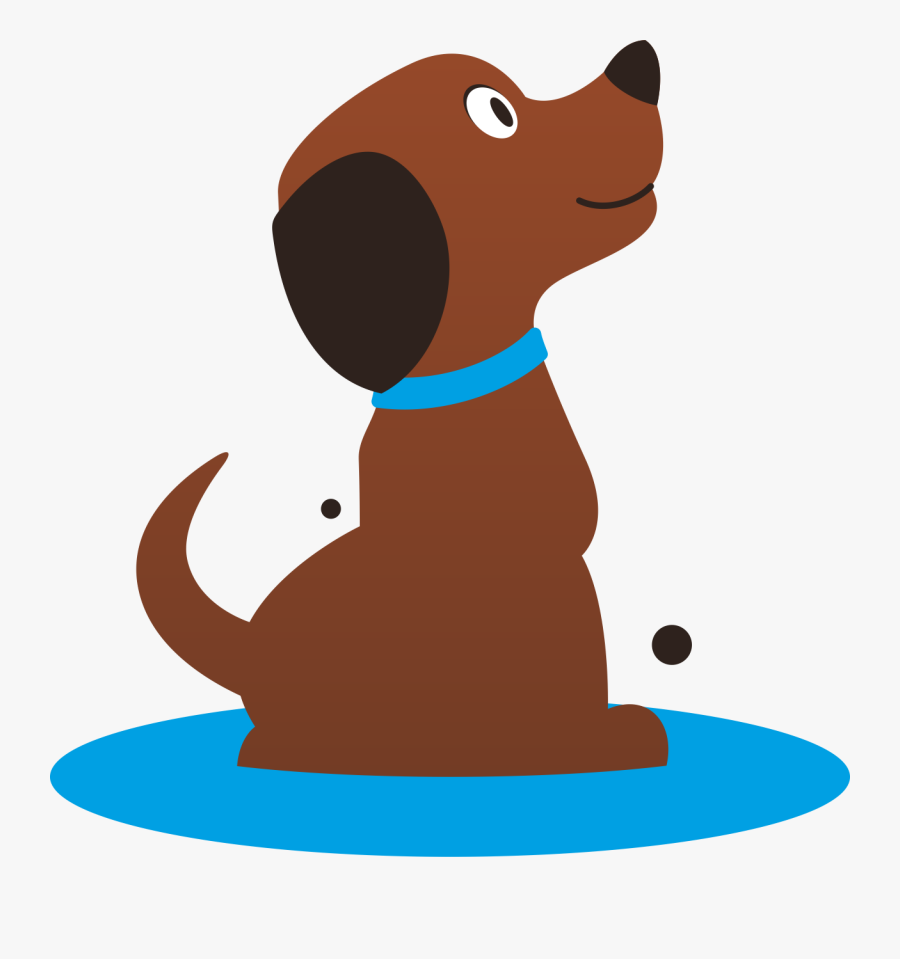 Transparent Dog With Leash Clipart - Dachshund, Transparent Clipart