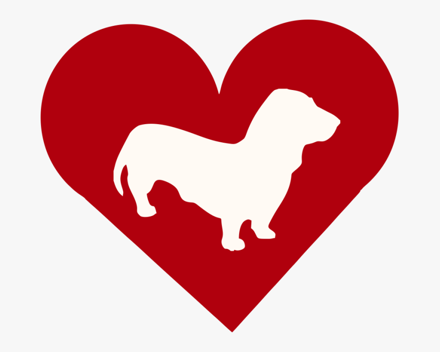 Royalty Free Library Dachshund Clipart Valentine, Transparent Clipart