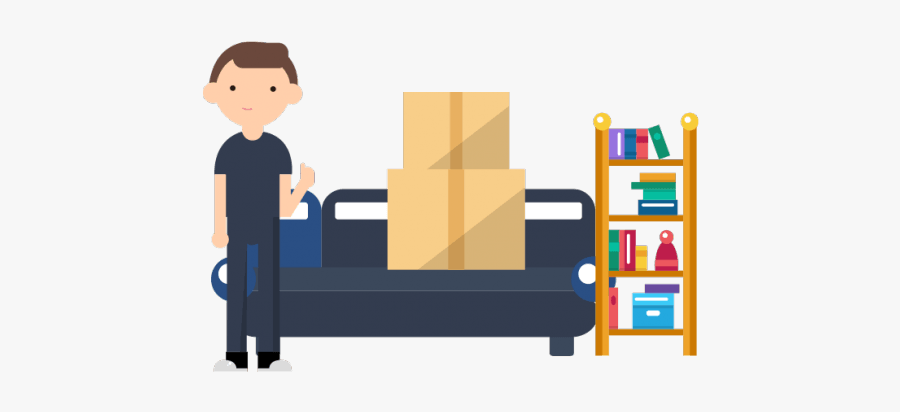 Clip Art Moving Furniture Clipart - Movers And Packers Png, Transparent Clipart