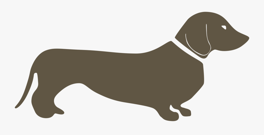 Dog Dachshund Logo, Transparent Clipart