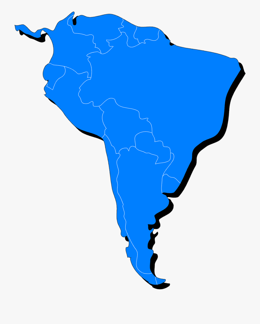 Clipart South America Map - South America Clipart, Transparent Clipart