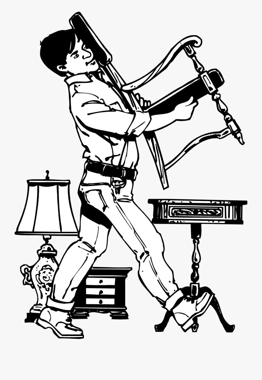 Moving Furniture Clipart - Moving Clip Art, Transparent Clipart