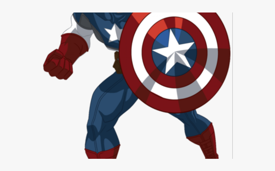 Free America Cliparts, Download Free Clip Art, Free - Captain America Avengers Cartoon, Transparent Clipart