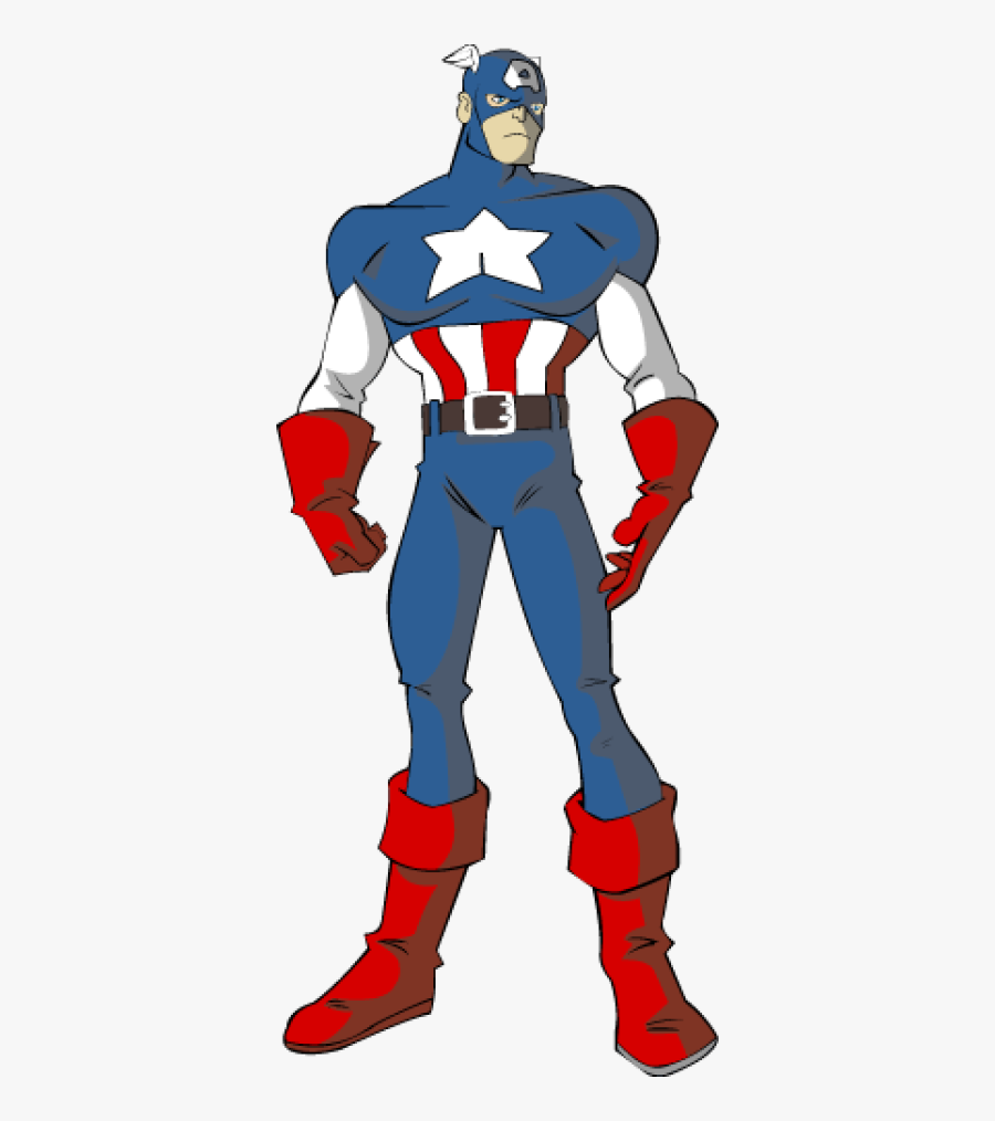 Xmen Evolution Captain America, Transparent Clipart