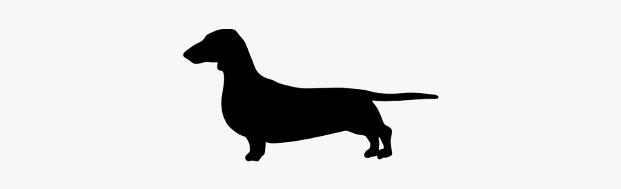 The Dachshund Labrador Retriever German Wirehaired - Dachshund Silhouette Transparent Background, Transparent Clipart