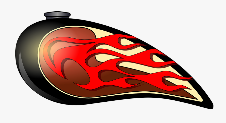 Chopper Tank Svg Clip Arts - Chopper Gas Tank, Transparent Clipart