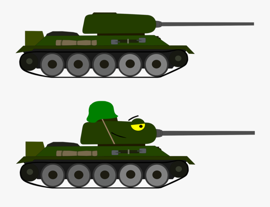 Tank,weapon,vehicle - T For Tank Drawing, Transparent Clipart