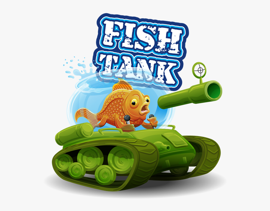 Fish Tank Low Res - Cartoon, Transparent Clipart