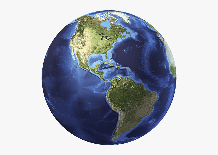 Earth America North And America South, Transparent Clipart