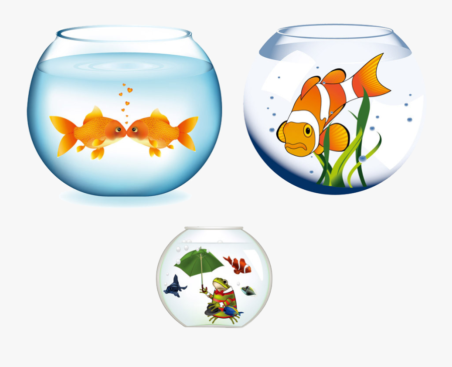 Transparent Fish Tank Png - Fish In Aquarium Vector, Transparent Clipart