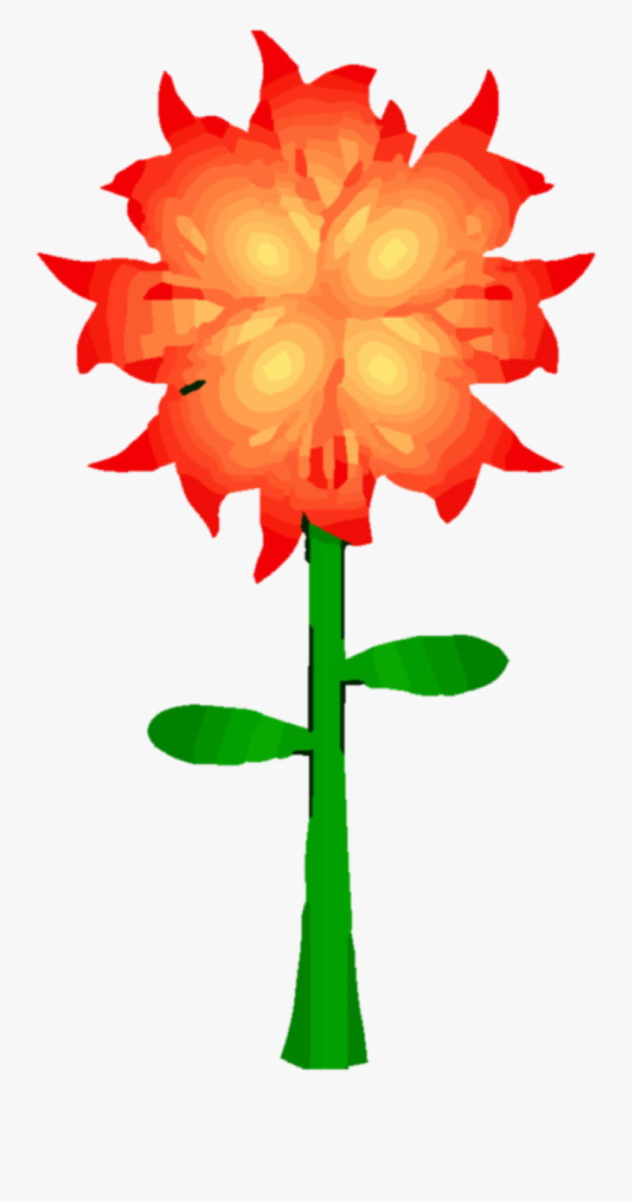 Fire Flower Png Clipart - Fire Flower Clipart, Transparent Clipart