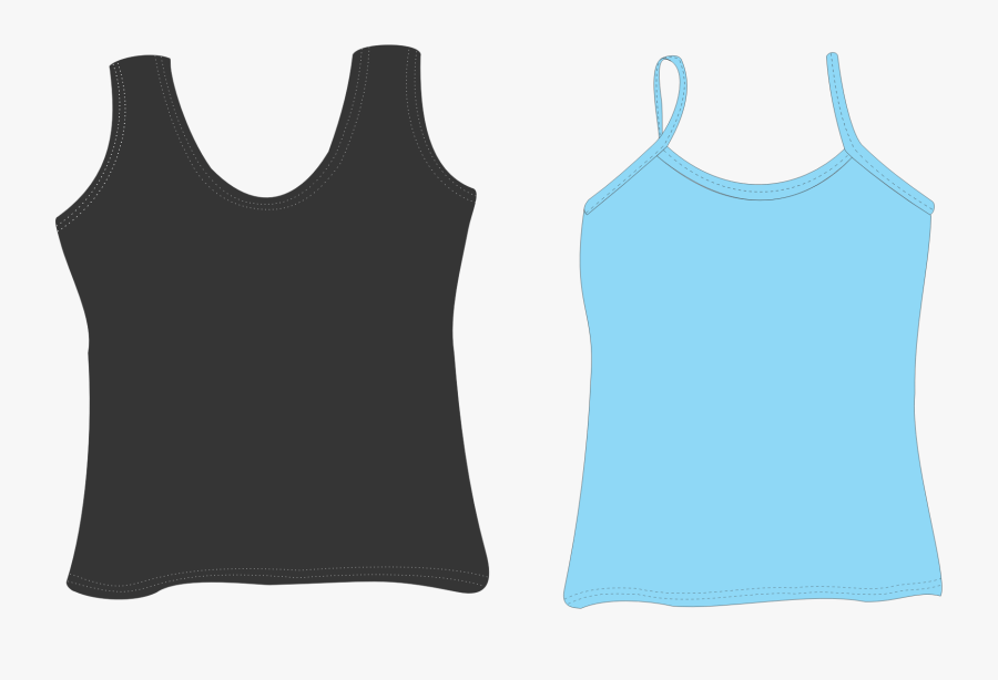 T Shirt Tanktop Computer - Clipart Tank Top, Transparent Clipart
