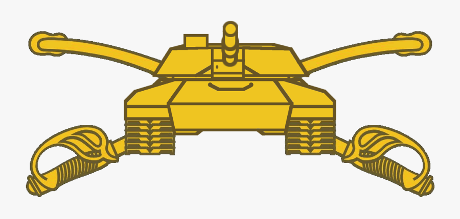 Tank Clipart M1 Abrams - Army Armor Branch Insignia, Transparent Clipart