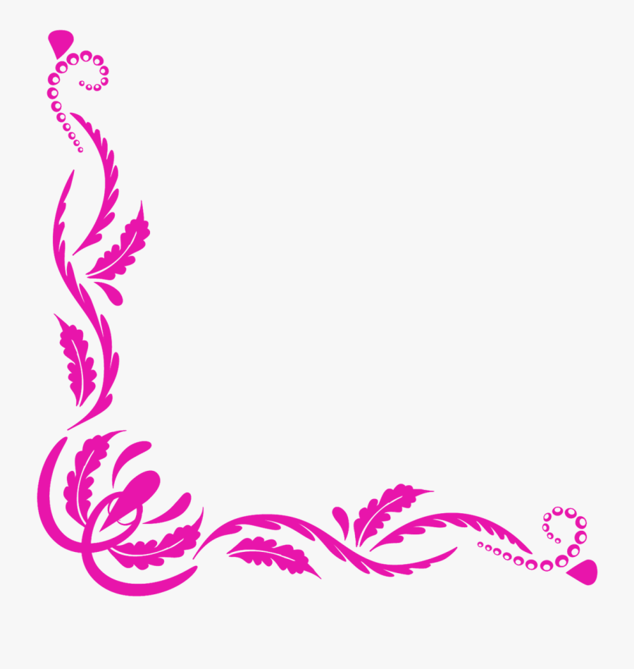 Corner Border Png Clipart , Png Download - Wedding Border Design Png, Transparent Clipart