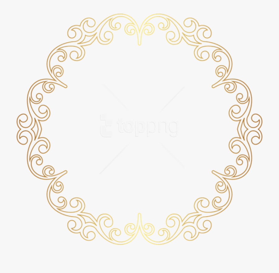 Circle Border Design Png - Portable Network Graphics, Transparent Clipart
