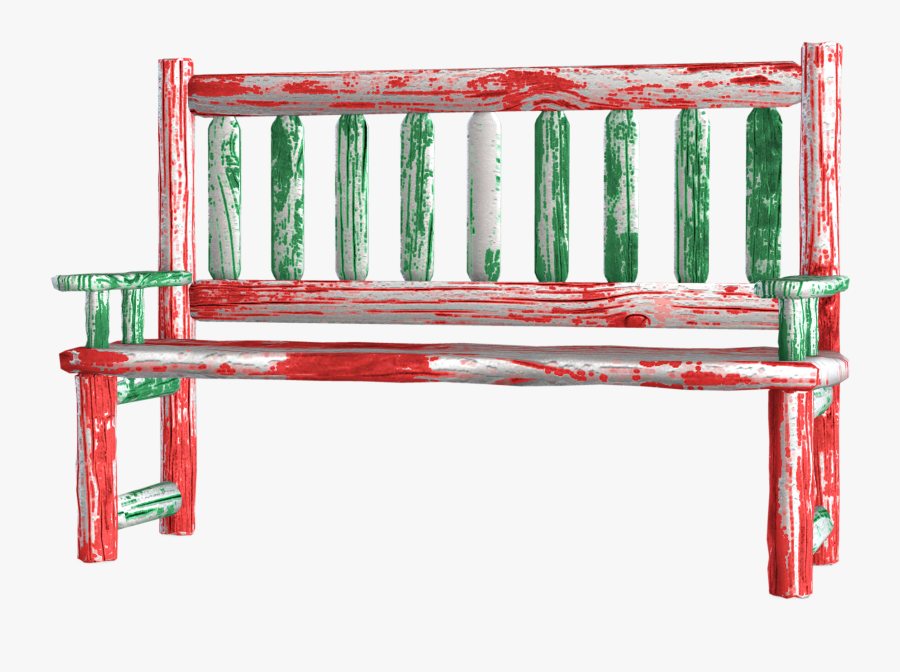Christmas Bench Clipart - Christmas Bench, Transparent Clipart