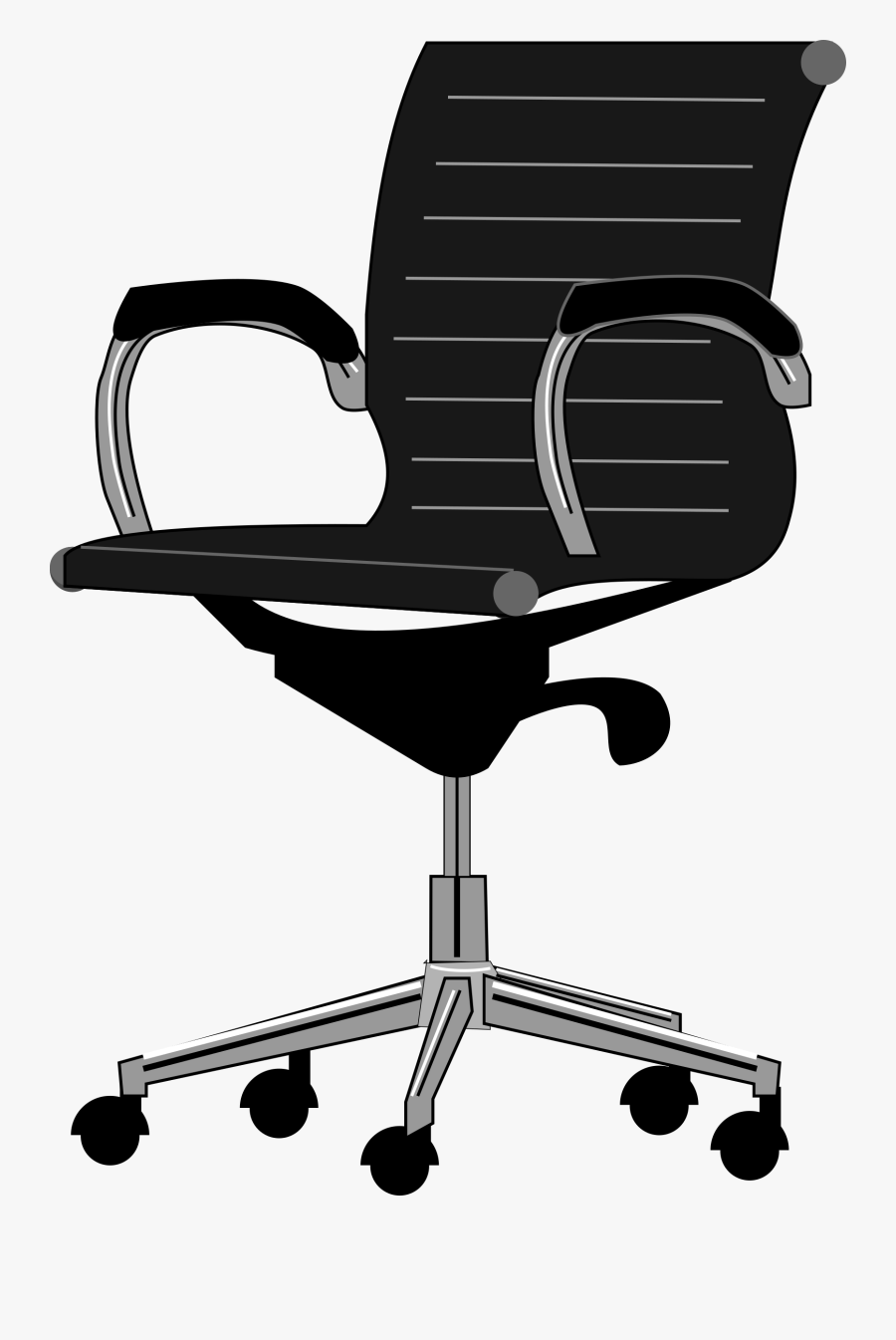 Clipart - Office Chair Clipart Transparent, Transparent Clipart